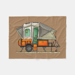 Opus-popup-kamera RV lycklig Fleecefilt