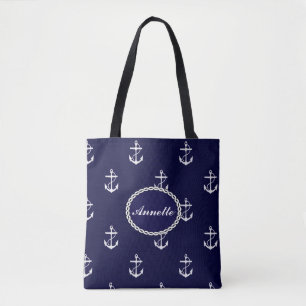 Opus Posh Anchor Nautical Anpassningsbar Tygkasse