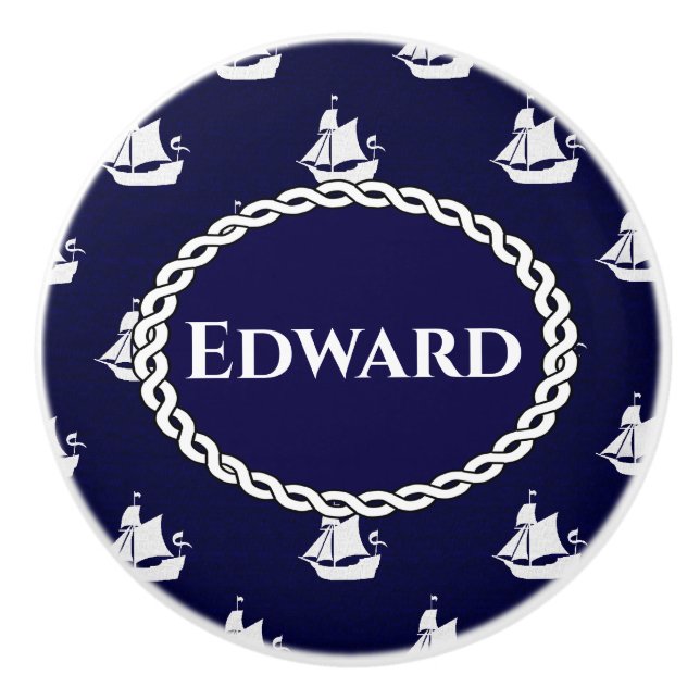 Opus Posh Tall Fraktass Nautical Design Knopp (Framsidan)