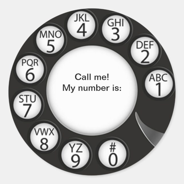 OPUS Ring mannen! Runt Klistermärke (Framsida)