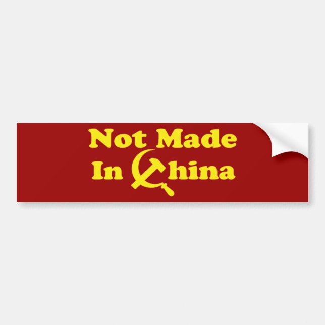OPUS som inte göras i china Bildekal (Framsidan)