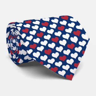 OPUSamerikanska flaggan med hjärtor för valentin Slips