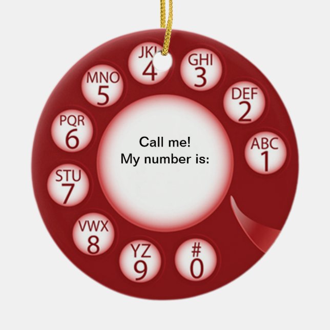 OPUSappell manen! Julgransprydnad Keramik (Framsidan)