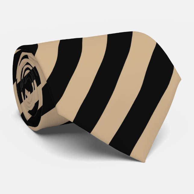 OPUSsolbränna och svart Slips (Rullad)