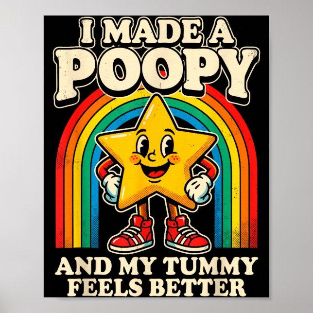 opy Magkänsla Bättre Rolig Stjärna Konst Poster (Framsidan)