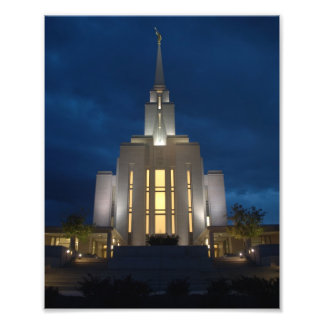 Oquirh Mountain Utah LDS (Mormon) Temple Fototryck