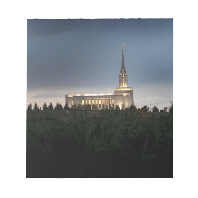 Oquirrh Mountain LDS Utah tempel Anteckningsblock (Framsida)