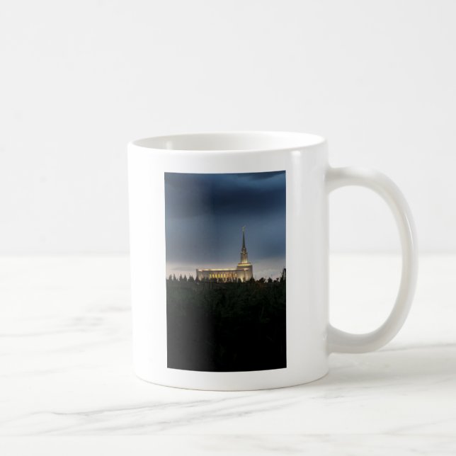Oquirrh Mountain LDS Utah tempel Kaffemugg (Höger)