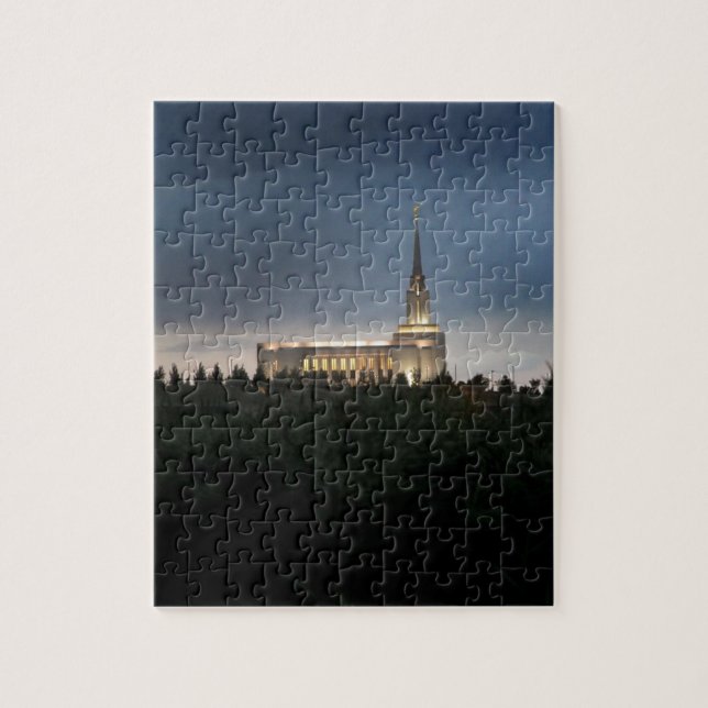 oquirrh mountain lds utah tempel pussel (Vertikal)