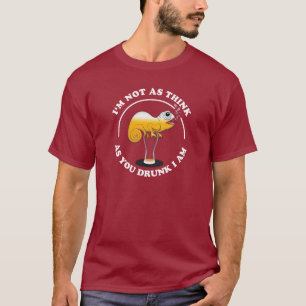 Ör Älskare Cameleon och en fin dricksoffert T Shirt
