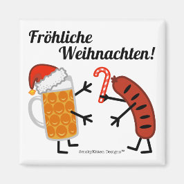 Ör & Bratwurst - Fröhliche Weihnachten! Magnet
