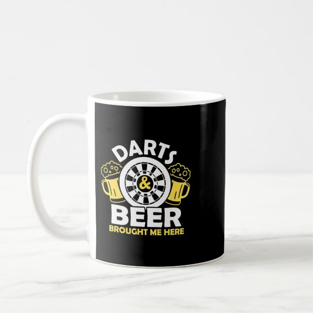 Ör Darts och Ör tog hit Darts Player D Kaffemugg (Vänster)