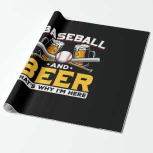 Ör Drinker Baseball Beer Humor Birthday Presentpapper