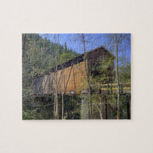 OR, Jackson County, McKee Covered Bridge Pussel