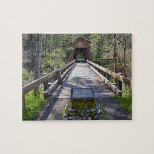 OR, Jackson County, McKee Covered Bridge Pussel