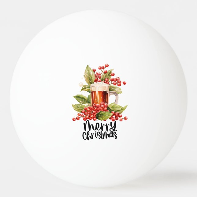 Ör jultema pingisboll (Framsidan)