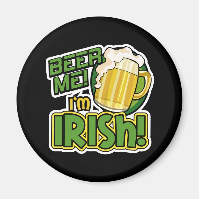 Ör mig är jag Irish St. Patrick's Day Magnet (Framsidan)
