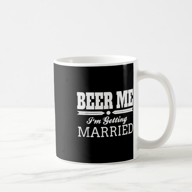 Ör mig Jag Gifta sig Bride Groom Bröllop Gif Kaffemugg (Höger)