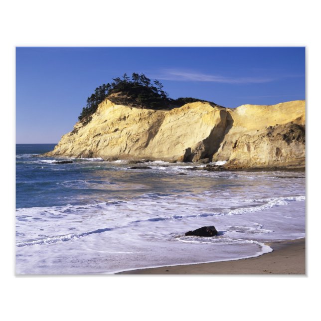 OR, Oregon Coast, Cape Kiwanda SP, Cape 2 Fototryck (Framsidan)