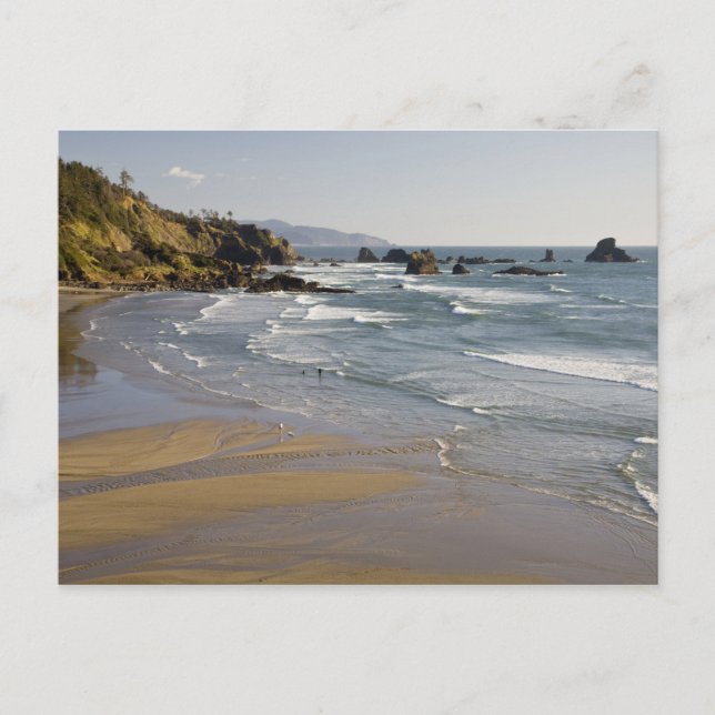OR, Oregon Coast, Ecola State Park, Indian Vykort (Framsida)