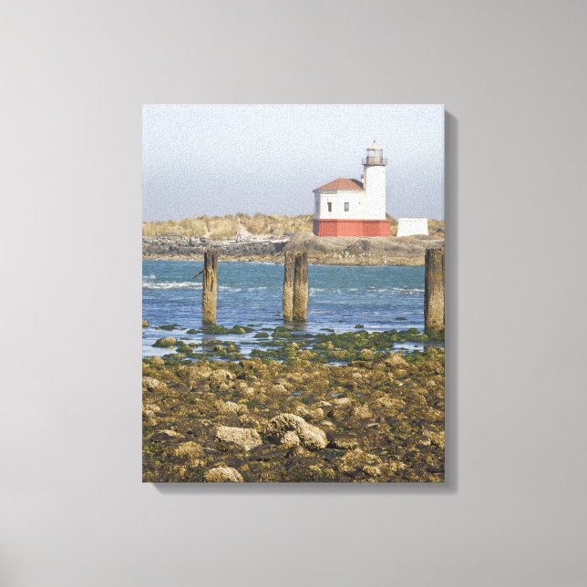 OR, Oregon-kusten, Bandon, Coquille River 2 Canvastryck (Framsida)