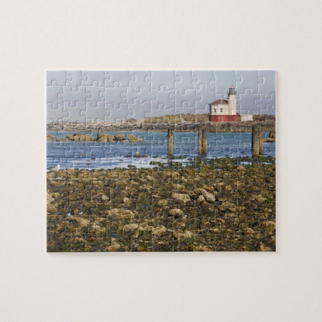 OR, Oregon-kusten, Bandon, Coquillefloden Pussel (Horisontell)