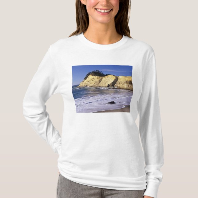 OR, Oregon-kusten, Cape Kiwanda SP, Cape 2 Tee Shirt (Framsida)
