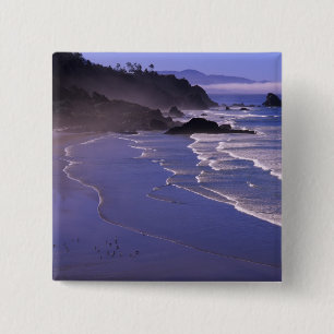 OR, Oregon-kusten, Ecola SP, Indian Beach med Knapp
