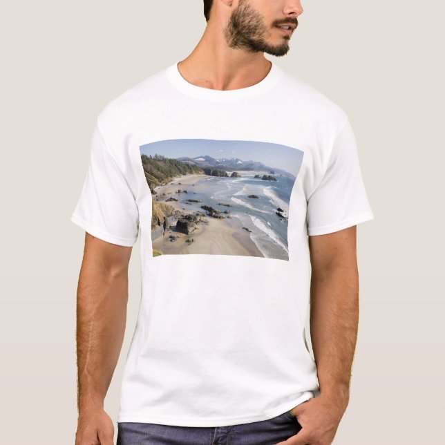 OR, Oregon-kusten, Ecola State Park, Crescent 2 Tee (Framsida)