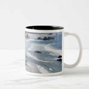 OR, Oregon-kusten, Ecola State Park, Crescent 2 Två-Tonad Mugg