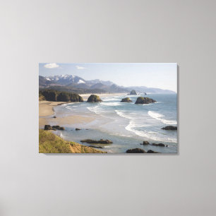 OR, Oregon-kusten, Ecola State Park, Crescent Canvastryck