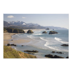 OR, Oregon-kusten, Ecola State Park, Crescent Fototryck