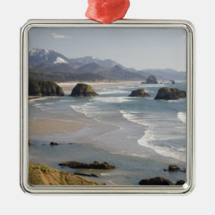 OR, Oregon-kusten, Ecola State Park, Crescent Julgransprydnad Metall