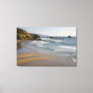 OR, Oregon-kusten, Ecola State Park, Indian Canvastryck