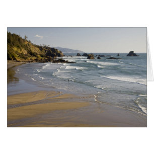 OR, Oregon-kusten, Ecola State Park, Indian Hälsningskort