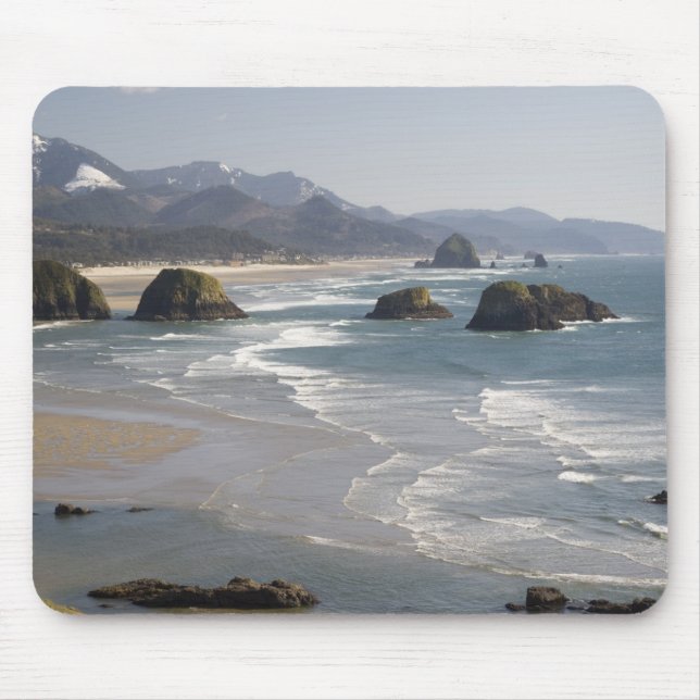 OR, Oregon-kusten, Ecola State Park, utsikt över Musmatta (Framsidan)