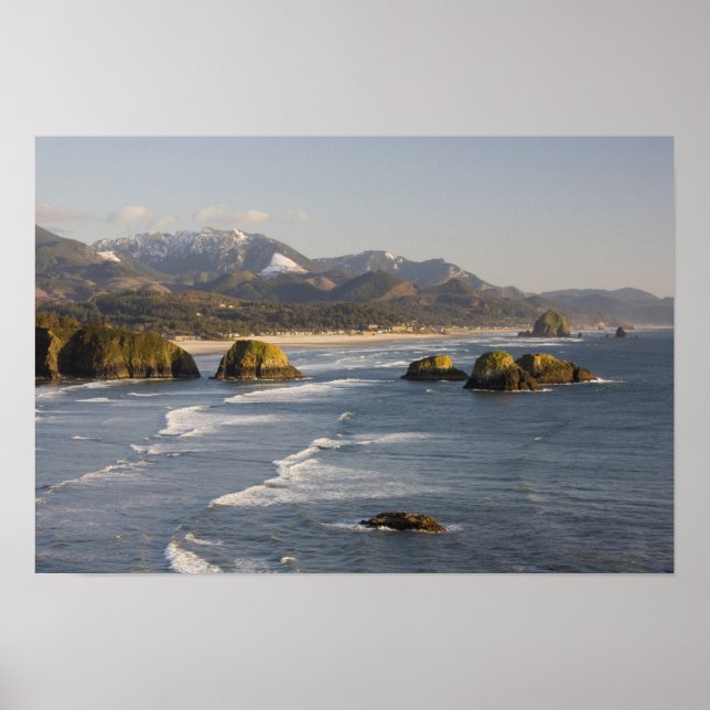 OR, Oregon Kusten, Ecola State Park, vy 2 Poster (Framsidan)