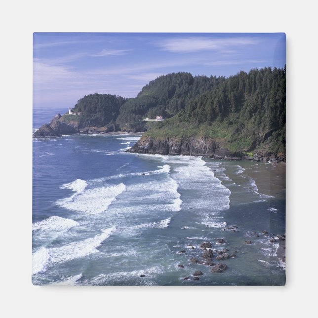 OR, Oregon-kusten, Heceta Head Lighthouse, på Magnet (Framsidan)
