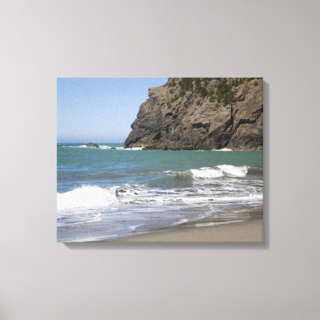 OR, Oregon-kusten, Whaleshead Beach, Söder Canvastryck (Framsida)