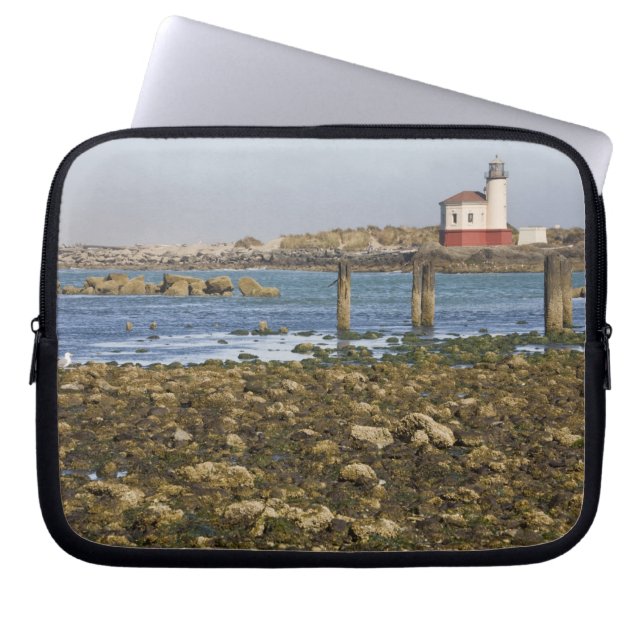 OR, Oregonkusten, Bandon, Coquillefloden Laptop Sleeve (Framsidan)