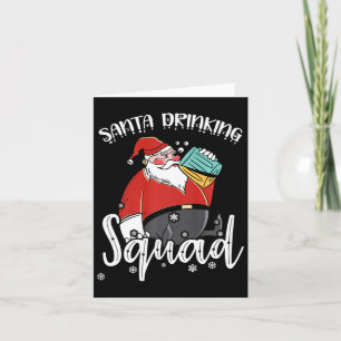 Ör som dricker Santa Julafton Beer Drinker Funny K Kort