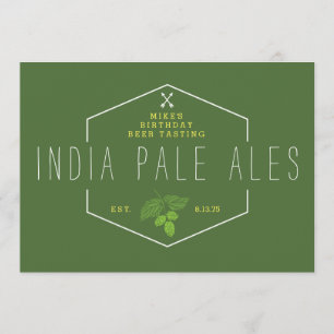 Ör Taste Party Signage, IPA, Indiens Blek Ale Inbjudningar
