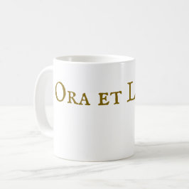 Ora et Labora Kaffe Mugg