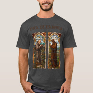 Ora et Labora Medieval design T Shirt