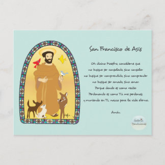 Oración San Francisco de Asís Vykort