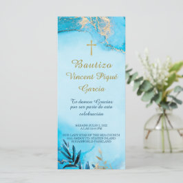 Oraciones Cortas Bautizo Tarjeta Prayer Meny