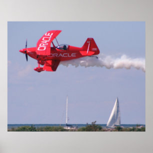 Oracle Challenger over Sjö Erie Poster