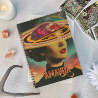 Oracle för sakligt retro Collage Occult Astrology