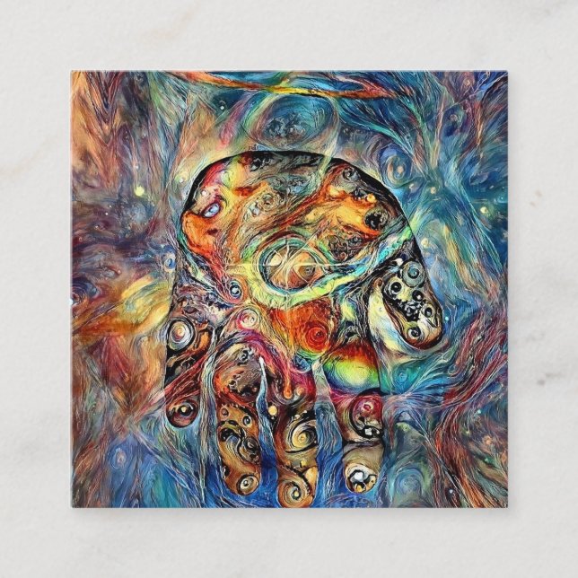 Oracle Fyrkantigt Visitkort (Framsida)