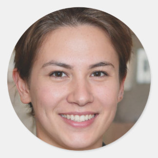 Orädd Runt Klistermärke